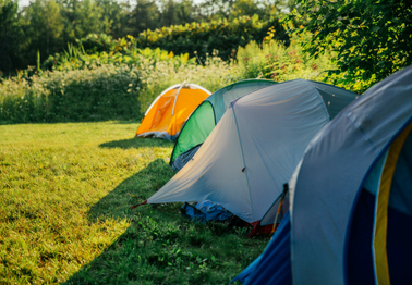 Campsites, camping pitches
