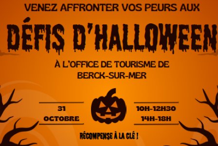 Halloween à l'Office de Tourisme - Les défis d’Halloween